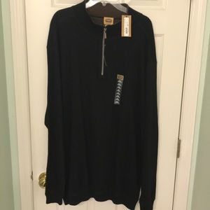 Black Foundry quarter zip sweater 2XLT